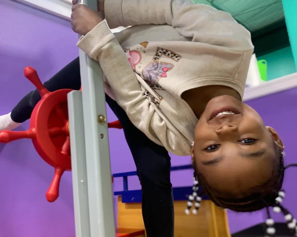 Climbing and tumbling fun